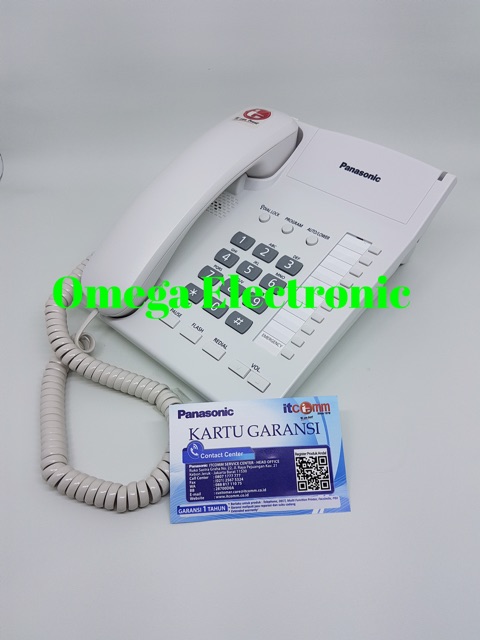 RESMI Panasonic KX-TS825ND - Telepon Kantor Rumah Single Line