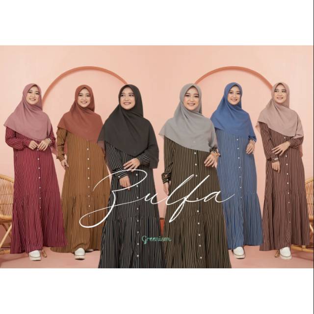 ZULFA DRESS BY GREENISM