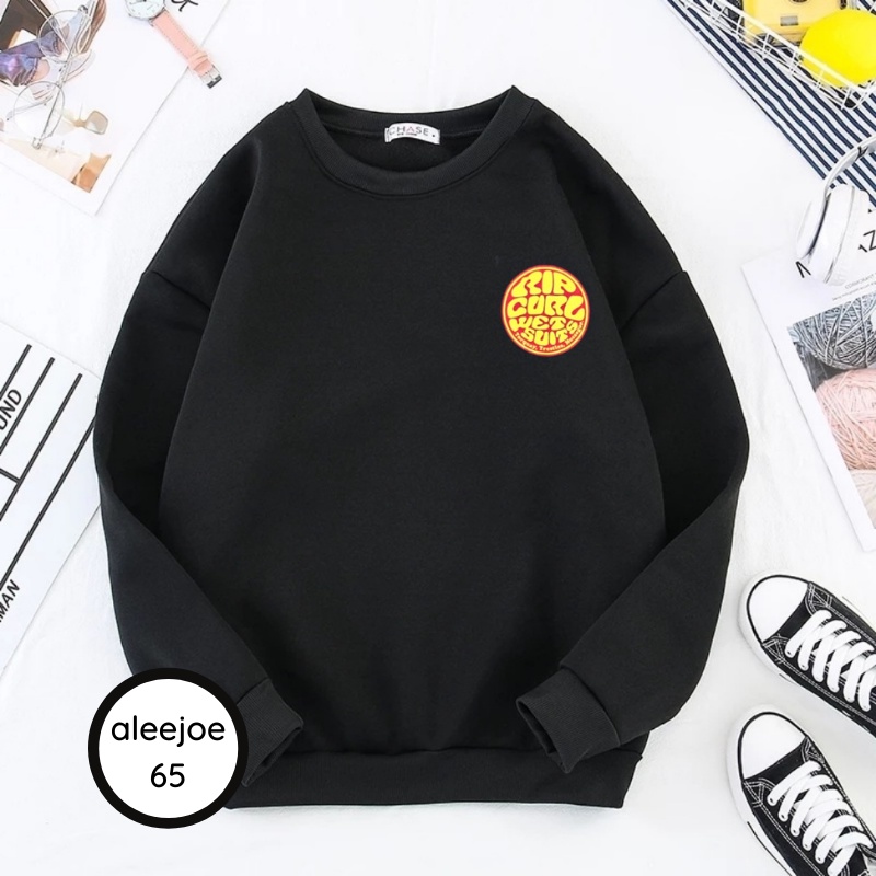 Crewneck Sweatshirt Polos SIZE M - XXL Cowok Cewek / Pria Wanita Terlaris Sweater Pria Fashisn Sweater Fleece Big Size Sweater Cowok Size XXL