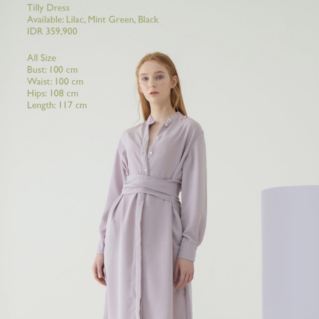 Oudre Tilly Dress in Lilac