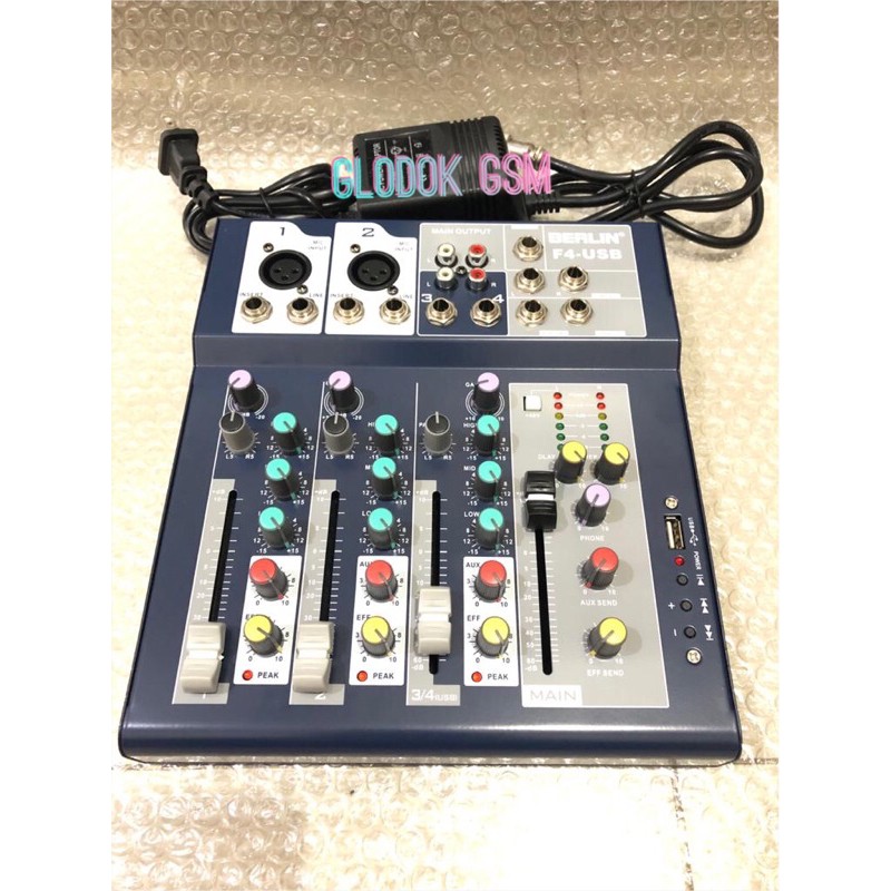 Jual MIXER AUDIO PROFESIONAL 4 CHANNEL USB PLAY DAN BLUETOOTH | Shopee ...