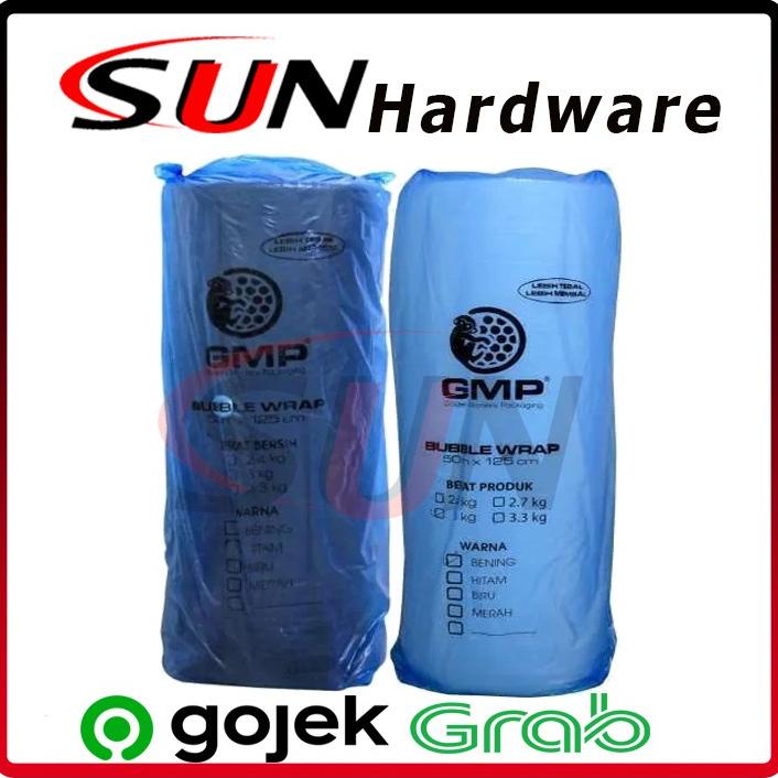

[(BAYAR DITEMPAT) Bubble wrap Plastik Roll 50 M x 125 CM 3 KG Hitam Putih transparan Buble Pembungkus Barang packing