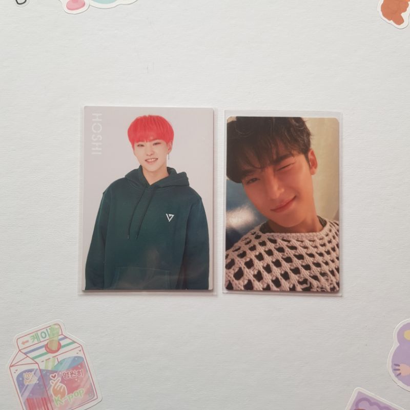 MINGYU CARAT VER CARVER ATTACA GYU CIMUMU WINK PHOTOCARD PC INCOMPLETE TC POLA SEVENTEEN SVT