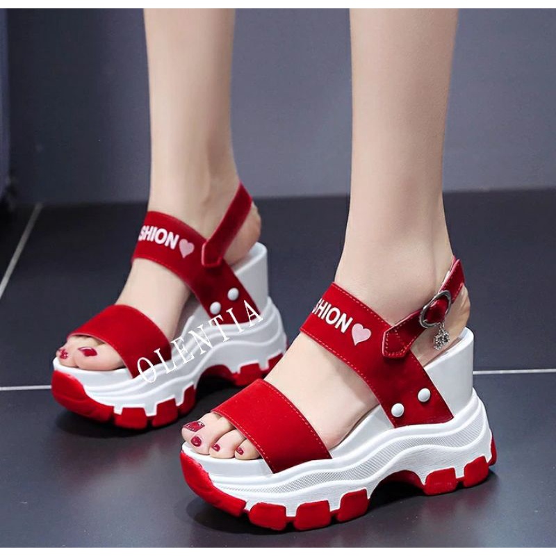 Sandal Wanita Wedges fashion hak tinggi AS 01