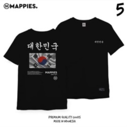 kaos mappies lengan pendek / pakaian dewasa tshirt original