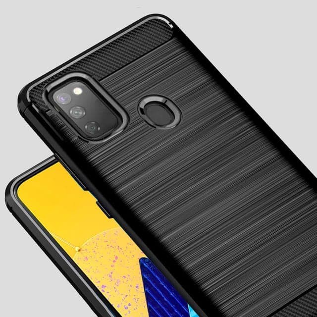 SAMSUNG M21 SOFT CASE BRUSHED CARBON