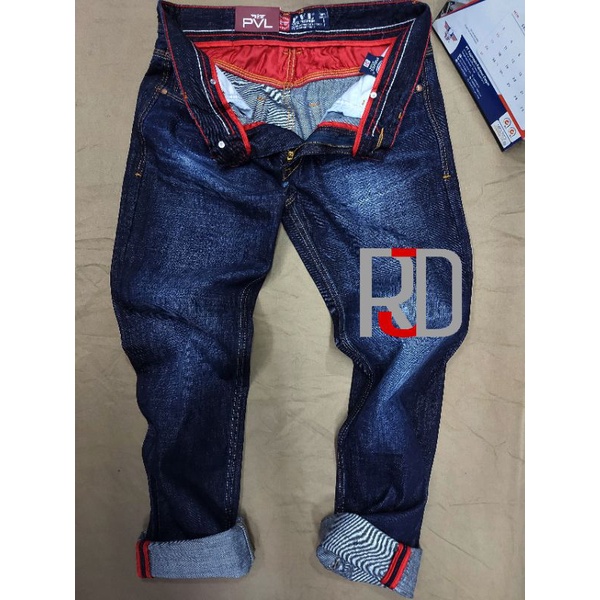 celana panjang pria denim motif terbaru keren PVL jeans