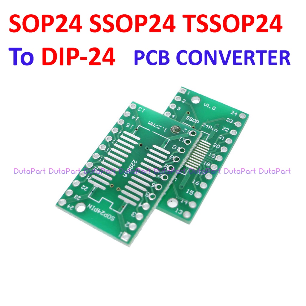 PCB Board SMD SOP24 SSOP24 TSSOP24 To DIP24 DIP 24 Adapter Converter