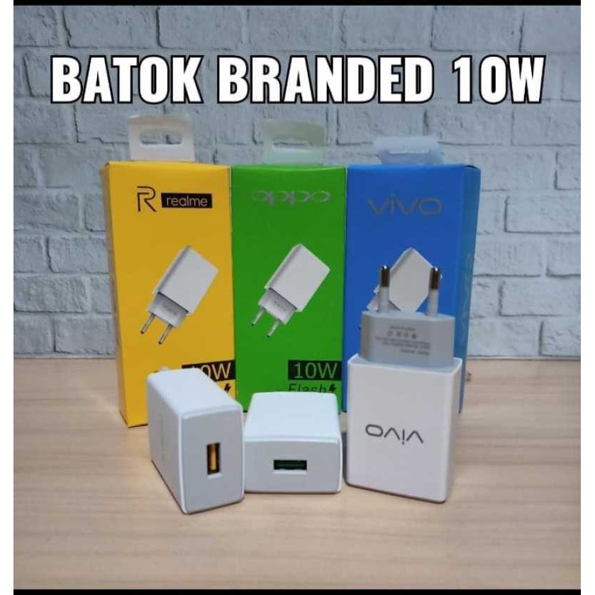 Adaptor Charger Oppo / Realme / Vivo 10W Flash Charging 2A Kepala Casan