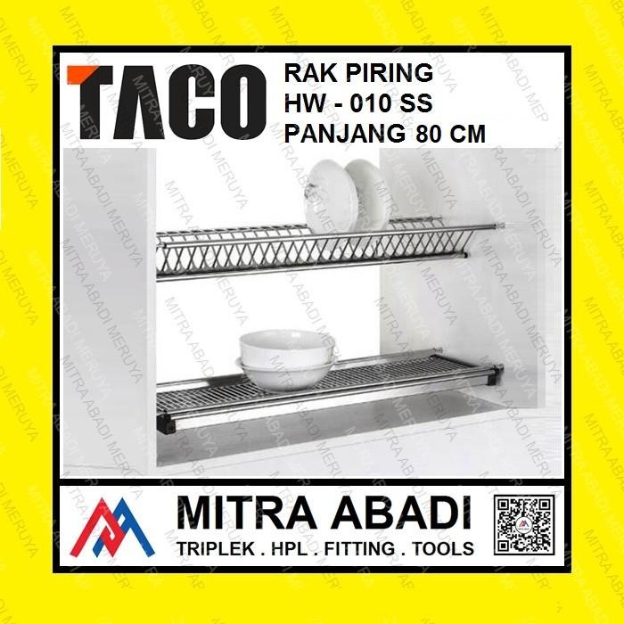 Rak Piring TACO HW 010SS 80CM Gantung Cabinet 2 Susun Stainless