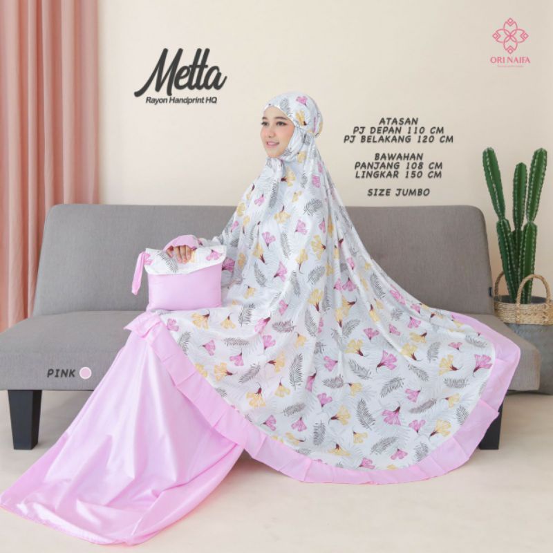 Mukena jumbo metta mukena dewasa mukena wanita jumbo rayon