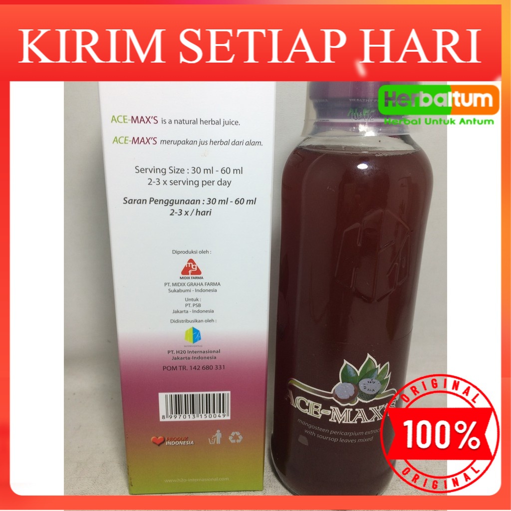 

ORIGINAL ACEMAX ASLI 100% | Minuman Kulit Manggis Ace Max