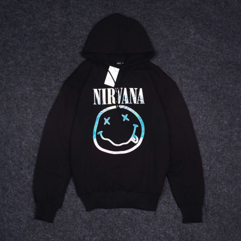 Hoodie H&M Original Jaket Sweater H&M X NIRVANA Original
