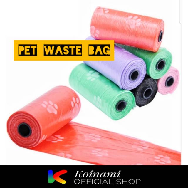 PET WASTE BAG / KANTONG KOTORAN KUCING ANJING / PEMBERSIH KOTORAN / KANTONG SAMPAH