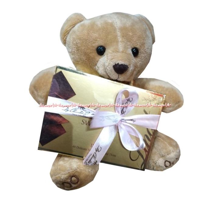 

Lindt Swiss Thins Milk Swiss Lind 125gr Coklat Boneka Teddy Bear Kado