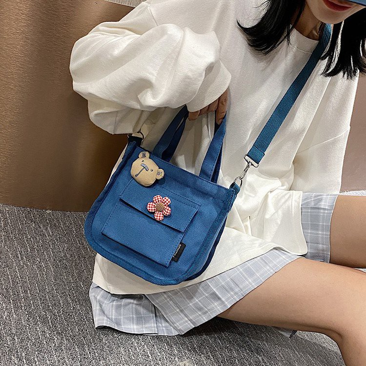 MOGYMOGY MG1410 Tas Selempang Kanvas Tas Wanita Fashion Model Korea