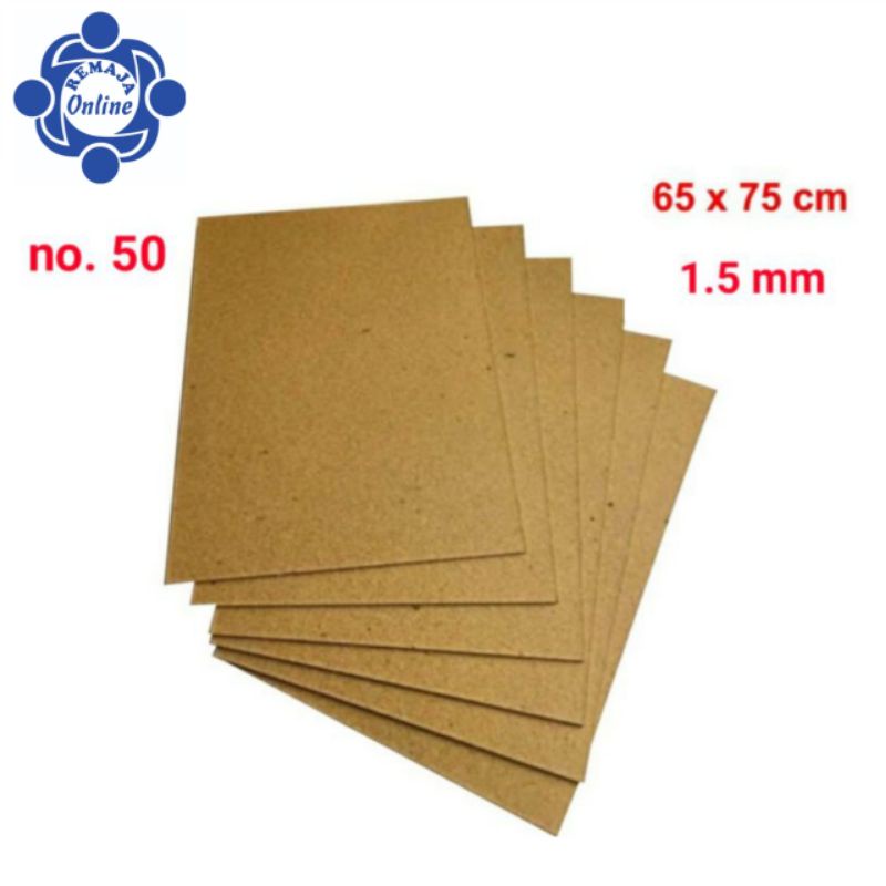 Jual kertas karton board hard paper A5 tebal 1.5 mm kuning coklat - Kota  Cimahi - Damai-tbk