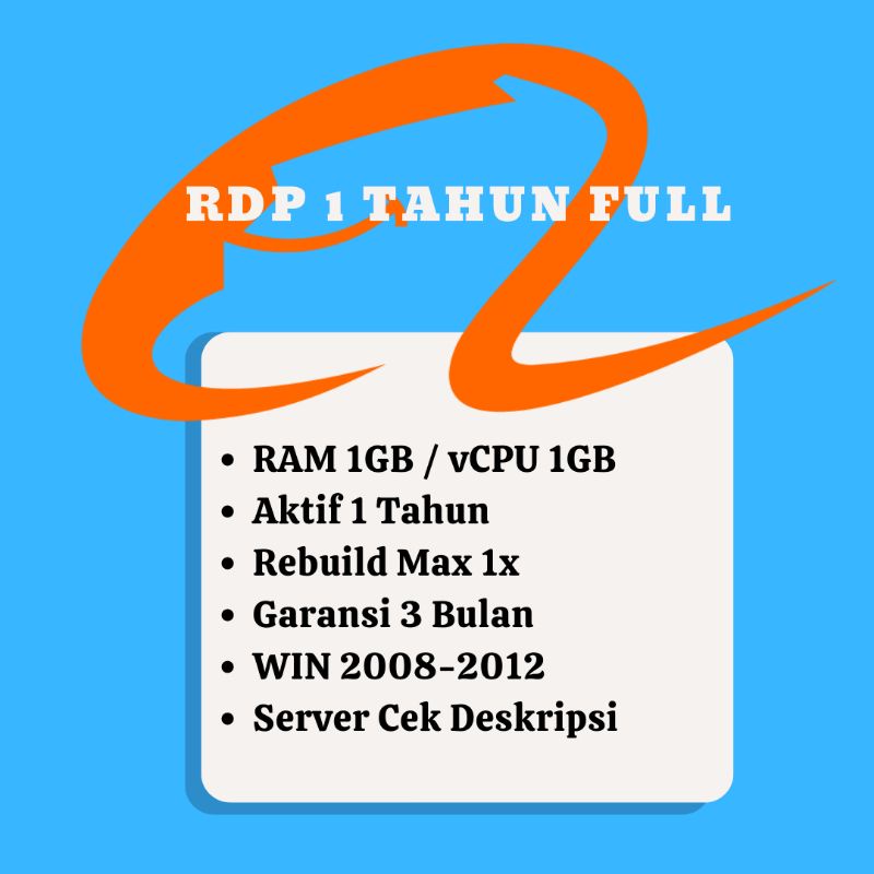 RDP 1 TAHUN FULL (LIMITED)