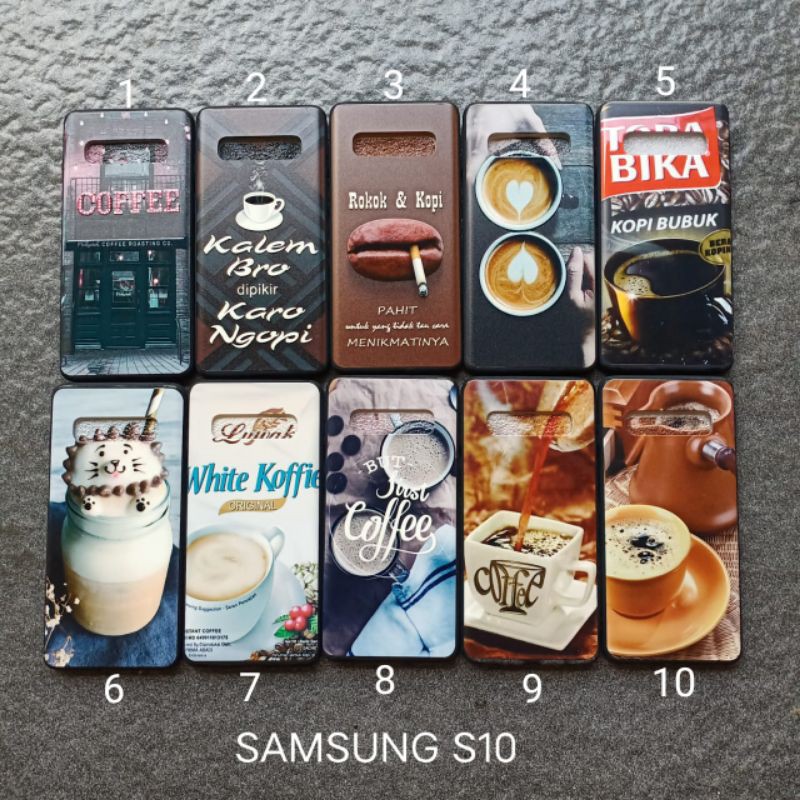 Case gambar kulit Samsung S10 motif cowok ( 2 motif ) soft softcase softshell silikon cover casing kesing housing