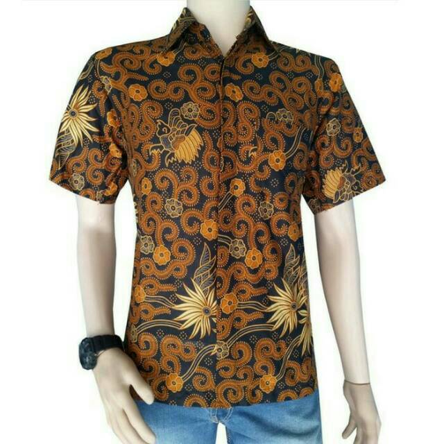 Hem batik sogan JNR (bisa seragaman)