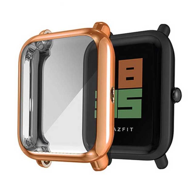 Pelindung Layar Slim Colorful Frame TPU Case Untuk Huami Amazfit Bip U S 1S Bip Lite pro Cover Protect Shell Untuk Xiaomi Amazfit Bip Lite 1S U pro Watch Dengan Pelindung Layar