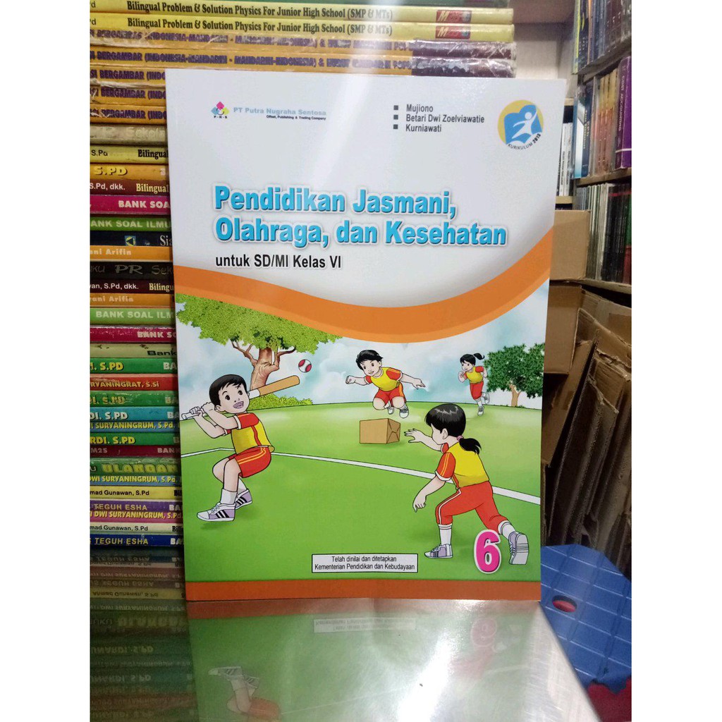 Jual buku Buku Penjas Orkes Kelas 6 Kurikulum 2013. .Cv. Putra Nugraha Santosa.