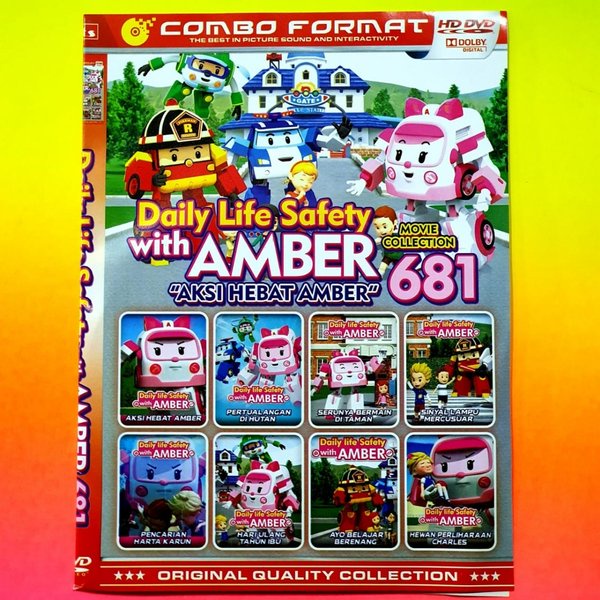 KASET DVD ANAK ANAK CARTOON ROBOCAR POLI AMBER BAHASA INDONESIA TERBARU