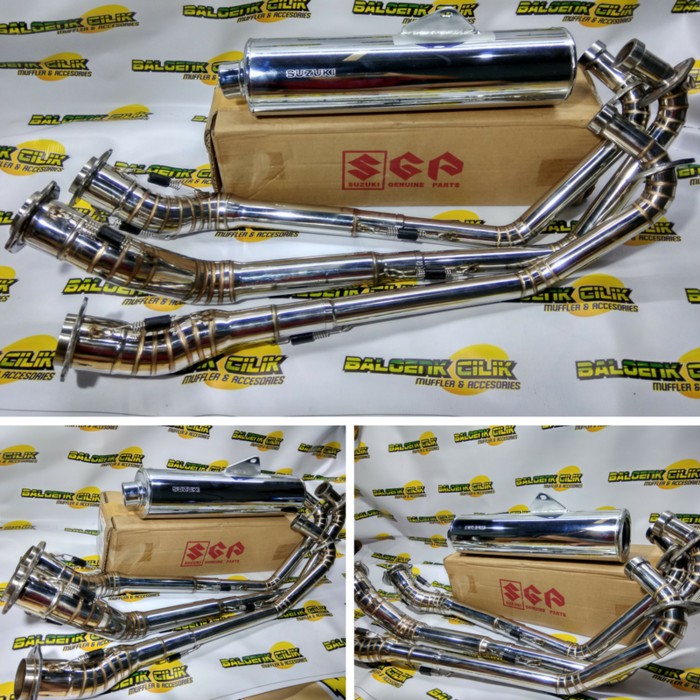 Knalpot Silencer SatriaFU CKD ORIGINAL PNP Old New Vixion Xabre R15 Byson CB150 CBR MegaPro Tiger MX