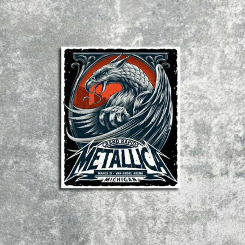 Poster Dinding Metallica Band Dekor