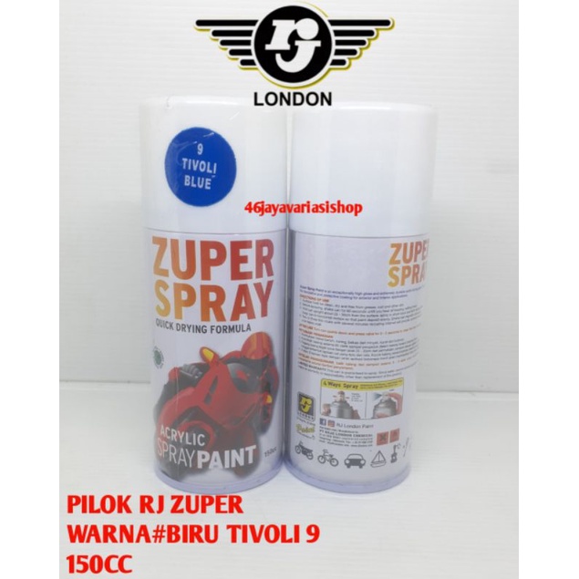 PILOK PILOX RJ ZUPER 150CC WARNA BIRU TIVOLI 9