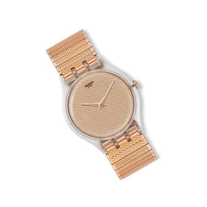 Jual Swatch Analog Jam Tangan Unisex SUOK134A POUDREUSE L Original  Indonesia|Shopee Indonesia