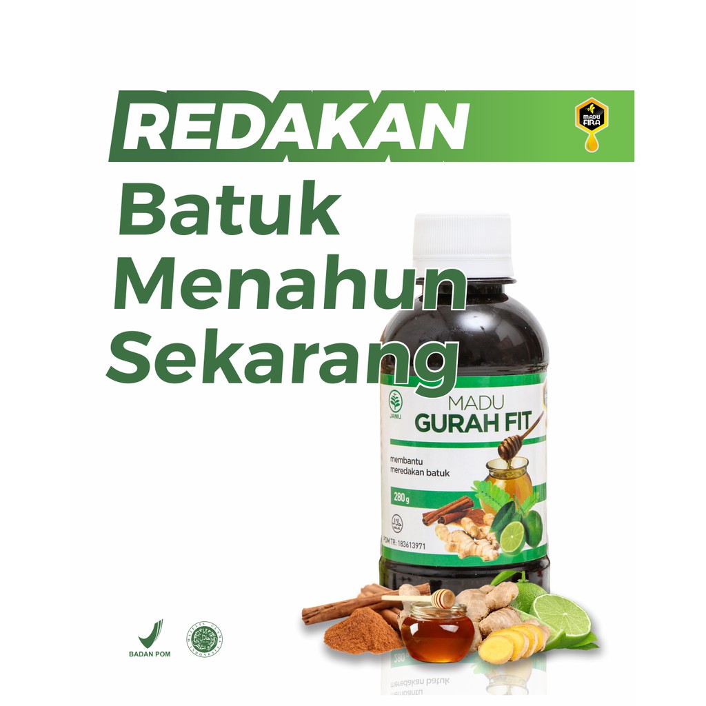 Obat Batuk Kronis Madu Gurahfit Asli Solusi Sesak Nafas Herbal Gurah Alami Madu Gurah Fit Atasi Asma Radang Tenggorokan Flu Batuk &amp; Sinusitis Gurah Fit