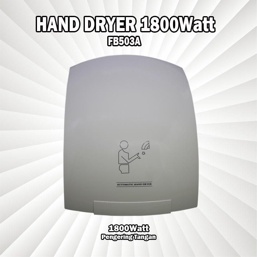 Hand Dryer 1800Watt Pengering Tangan Automatic Hand Dryer 1800Watt