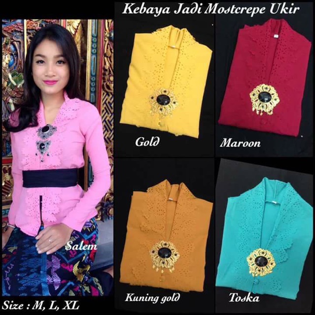 Set kebaya jadi ukir