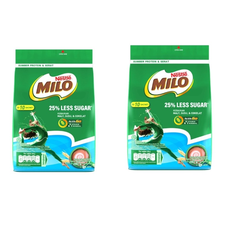 

Nestle Milo Less Sugar Pack (10X28Gr)