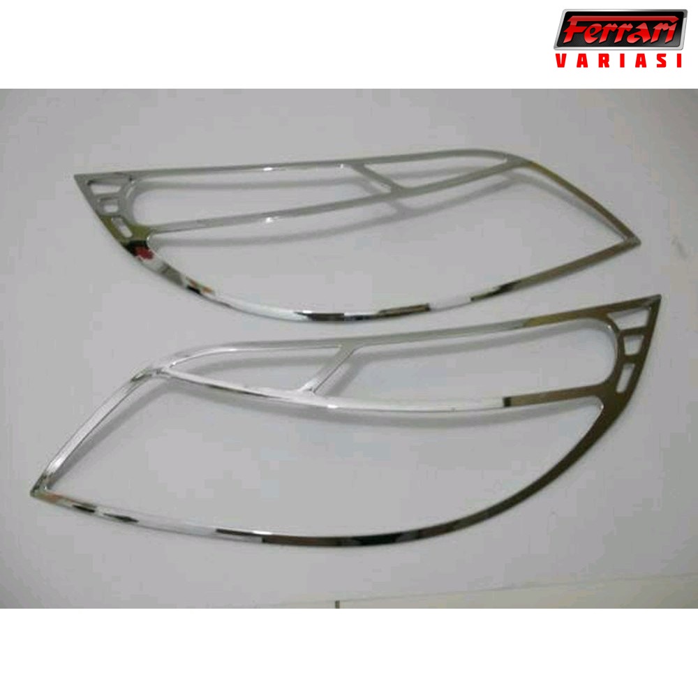 GARNISH LAMPU DEPAN MOBIL RUSH/TERIOS LAMA CHROME FERRARI VARIASI