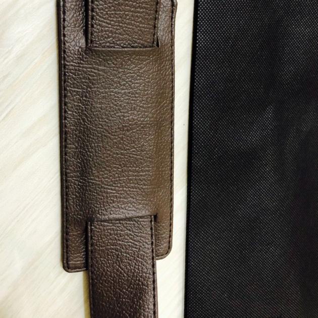 ۩ tali selempang tas kulit / strap tas kulit hitam - Hitam ۝