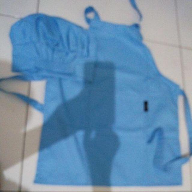 Celemek Apron Anak Sett, Celemek Anak Lukis,topi Koki Anak.