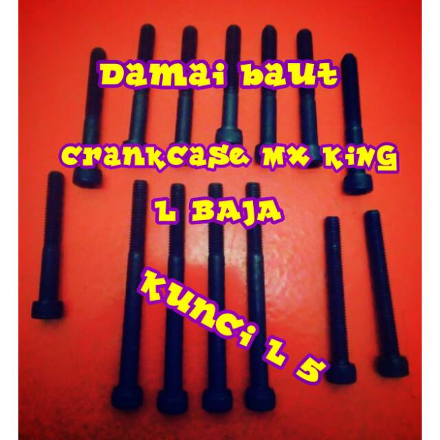 Baut L block crankcase mx king