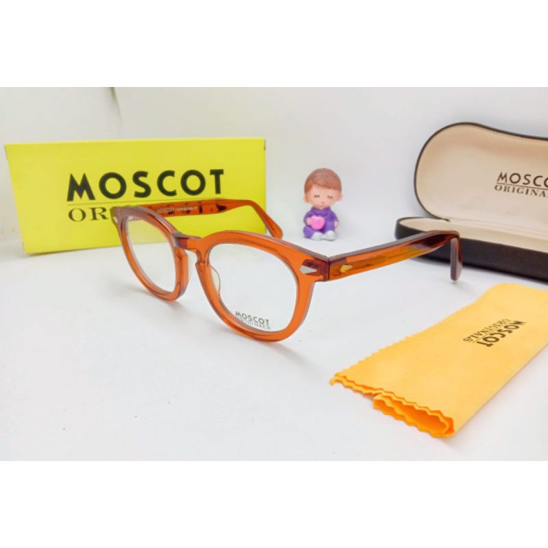 frame kacamata moscot lemtosh Coklat Grade original
