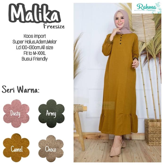 Baju gamis bahan kaos model terbaru