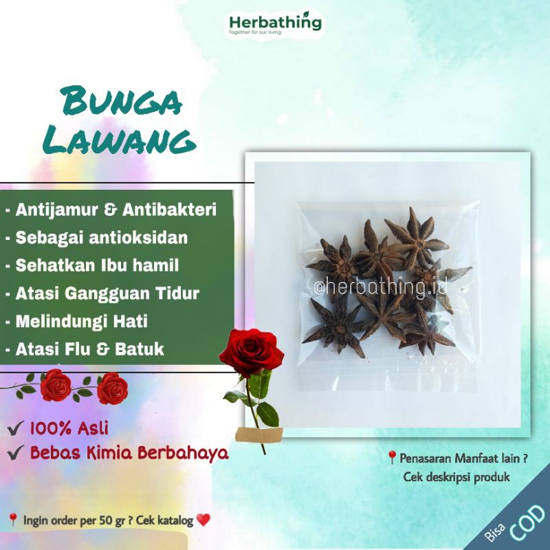 

Bunga Lawang Asli | Pekak Asli | Bunga Pekak | Star Anise