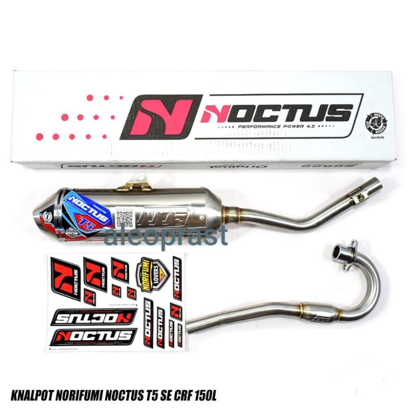 Knalpot Kenalpot Original NOCTUS T5 CRF 150 WR 155 KLX DTRACKER