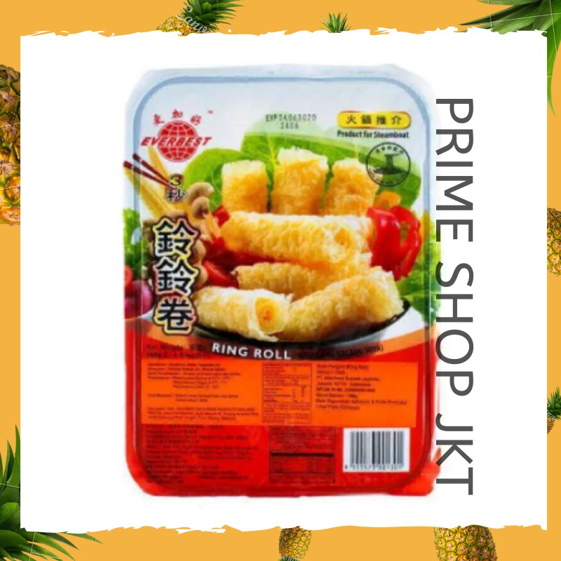 

Everbest Ring Roll Premium 168gr Halal Gegulung Kacang Soya Kembang Tahu