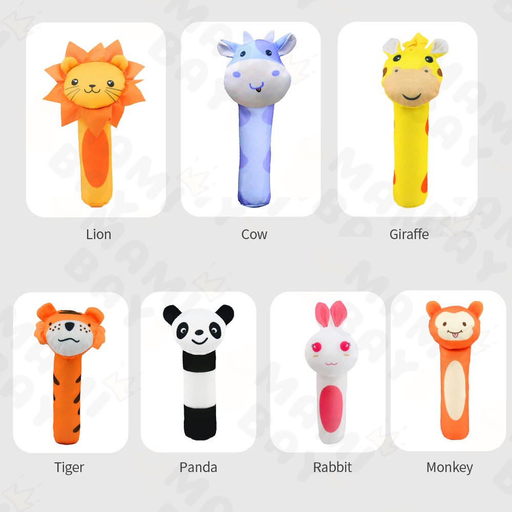 Mamibayi Rattle stick baby doll toys mainan bayi