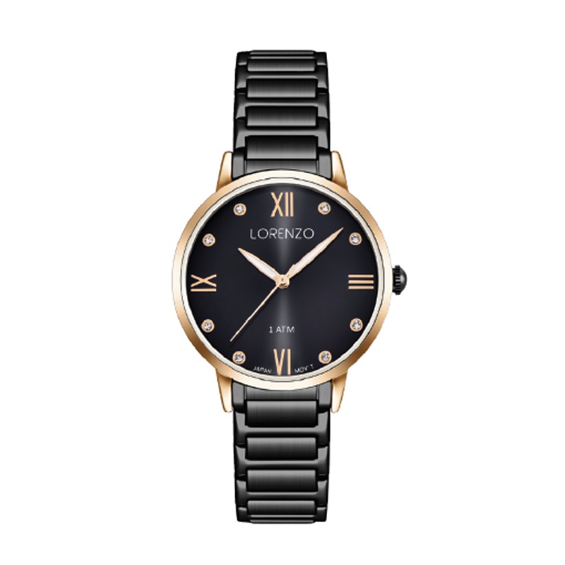 Lorenzo R-7105L R 7105L BRG4 Rosegold Black
