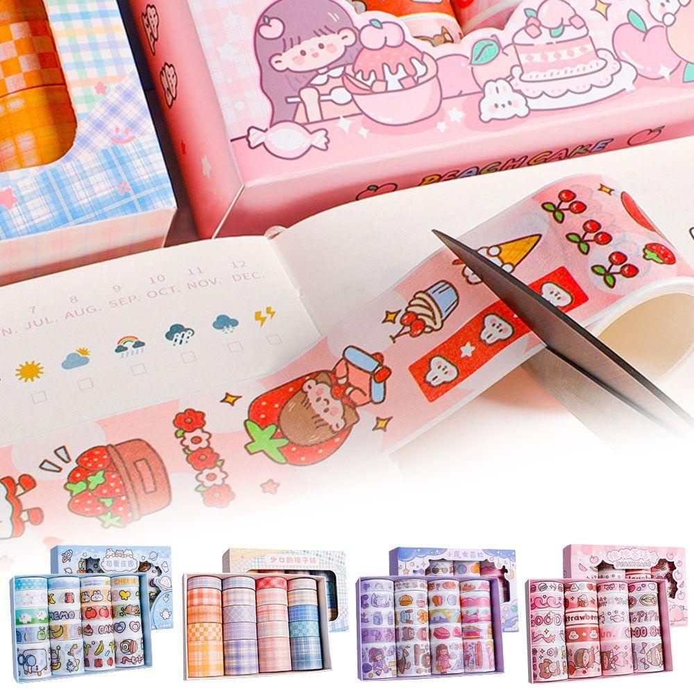 Preva 20Rolls/Set Washi Tape Sastra Kualitas Tinggi Scrapbooking Gadis Hati Sedikit Segar INS DIY Bahan