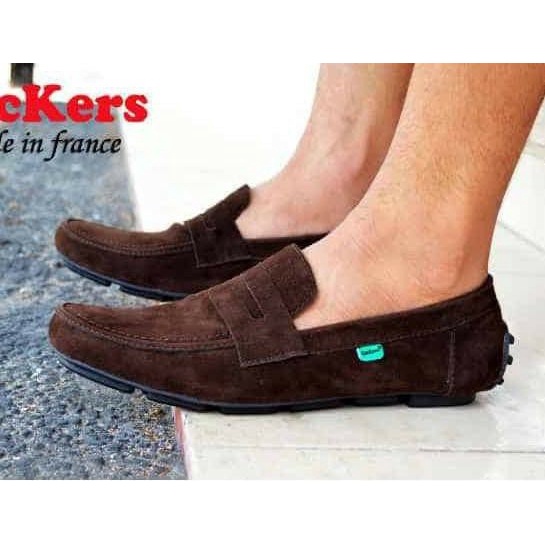 Sepatu Slop Pria Kickers Javlin Sepatu Keren Murah Kasual Slip on Terlaris