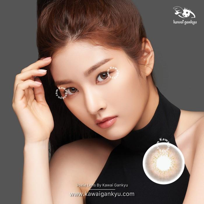 Softlens Kawai Gankyu Softlens - Voxie Mulan Brown