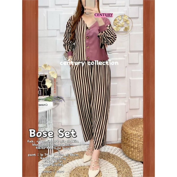 Bose Set by Century Setelan Lengan Panjang